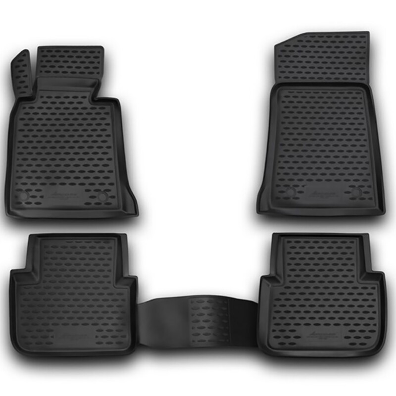 ΜΑΡΚΕ ΠΑΤΑΚΙΑ ΣΕ ΣΚΑΦΗ TPE ΛΑΣΤΙΧΟ ΓΙΑ BMW ΣΕΙΡΑ 3 E46 4D 1998-2007  ΣΕ ΜΑΥΡΟ ΧΡΩΜΑ NOVLINE - 4 ΤΕΜ. EXP.NLC.05.26.210K