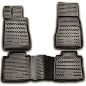 ΠΑΤΑΚΙΑ ΣΕ ΣΚΑΦΗ TPE ΛΑΣΤΙΧΟ ΓΙΑ MERCEDES S CLASS W220 10/1998-08/2005  ΣΕ ΑΝΘΡΑΚΙ ΣΚΟΥΡΟ ΓΚΡΙ ΧΡΩΜΑ NOVLINE - 4 ΤΕΜ. EXP.NLC.34.35.211KN