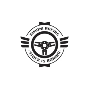 ΑΥΤΟΚΟΛΛΗΤΟ "STOCK IS BORING'' 63mm  SIMONI RACING - 1 TEM. CR/SB
