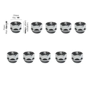 ΠΑΞΙΜΑΔΙ ΚΩΝΙΚΟ 12χ1,25 (17mm) (19) 10ΤΕΜ. DR/2-10