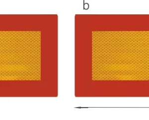 ΑΝΑΚΛΑΣΤΗΡΕΣ ΦΟΡΤΗΓΟΥ ΚΟΚΚΙΝΟ/ΚΙΤΡΙΝΟ 565x200mm 2ΤΕΜ.