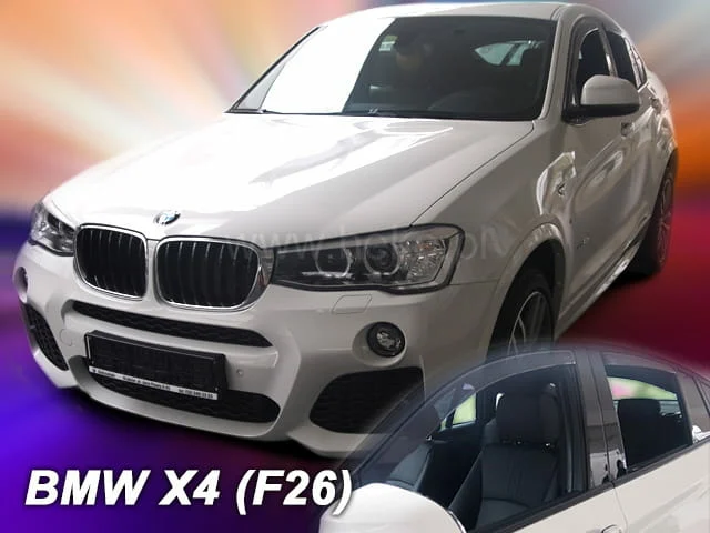 ΑΝΕΜΟΘΡΑΥΣΤΕΣ ΓΙΑ BMW X4 F26 5D 2013-2018 ΣΕΤ ΑΥΤΟΚΙΝΗΤΟΥ ΑΠΟ ΕΥΚΑΜΠΤΟ ΦΙΜΕ ΠΛΑΣΤΙΚΟ HEKO - 4 ΤΕΜ. ΑΝΕΜΟΘΡΑΥΣΤΕΣ ΓΙΑ BMW X4 F26 5D 2013-2018 ΣΕΤ ΑΥΤΟΚΙΝΗΤΟΥ ΑΠΟ ΕΥΚΑΜΠΤΟ ΦΙΜΕ ΠΛΑΣΤΙΚΟ HEKO - 4 ΤΕΜ. 11163 - Image 1