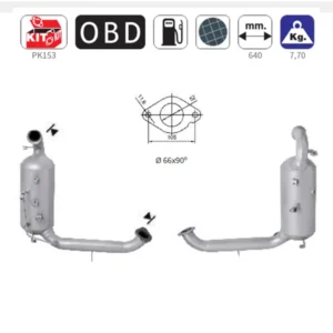 ΦΙΛΤΡΟ DPF FORD C-MAX,FOCUS /MAZDA 3 /VOLVO C30,S40,S80,V50,V70 FD5016