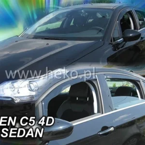 ΑΝΕΜΟΘΡΑΥΣΤΕΣ ΓΙΑ CITROEN C5 4D/5D 2008-2017 ΖΕΥΓΑΡΙ ΑΠΟ ΕΥΚΑΜΠΤΟ ΦΙΜΕ ΠΛΑΣΤΙΚΟ HEKO - 2 ΤΕΜ. 12242