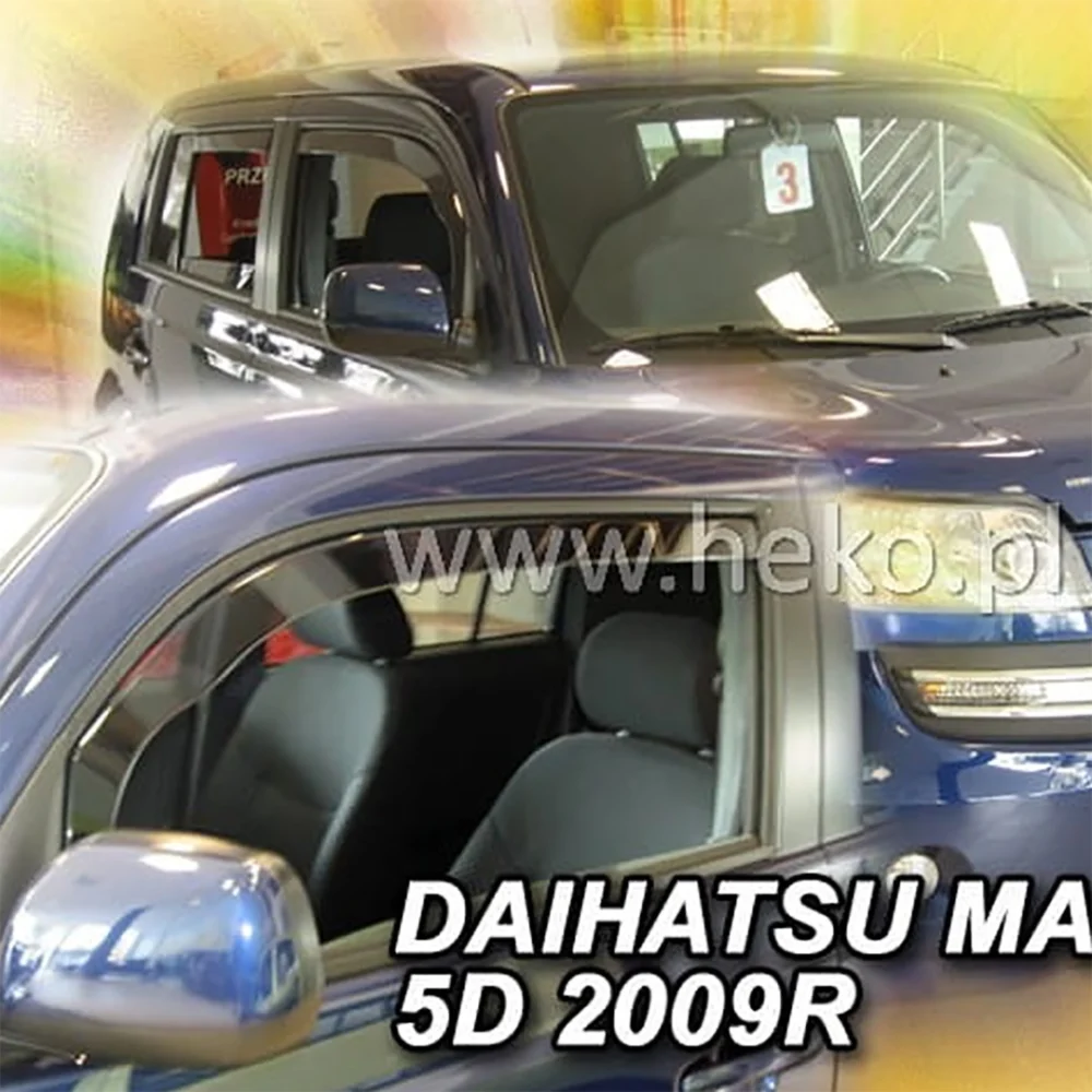 ΑΝΕΜΟΘΡΑΥΣΤΕΣ ΓΙΑ DAIHATSU MATERIA 5D 2006-2016 ΖΕΥΓΑΡΙ ΑΠΟ ΕΥΚΑΜΠΤΟ ΦΙΜΕ ΠΛΑΣΤΙΚΟ HEKO - 2 ΤΕΜ. ΑΝΕΜΟΘΡΑΥΣΤΕΣ ΓΙΑ DAIHATSU MATERIA 5D 2006-2016 ΖΕΥΓΑΡΙ ΑΠΟ ΕΥΚΑΜΠΤΟ ΦΙΜΕ ΠΛΑΣΤΙΚΟ HEKO - 2 ΤΕΜ. 13214 - Image 1