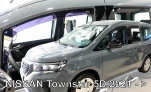 ΑΝΕΜΟΘΡΑΥΣΤΕΣ ΓΙΑ NISSAN TOWNSTAR 5D 2021+ ΣΕΤ ΑΥΤΟΚΙΝΗΤΟΥ ΑΠΟ ΕΥΚΑΜΠΤΟ ΦΙΜΕ ΠΛΑΣΤΙΚΟ HEKO - 4 ΤΕΜ ΑΝΕΜΟΘΡΑΥΣΤΕΣ ΓΙΑ NISSAN TOWNSTAR 5D 2021+ ΣΕΤ ΑΥΤΟΚΙΝΗΤΟΥ ΑΠΟ ΕΥΚΑΜΠΤΟ ΦΙΜΕ ΠΛΑΣΤΙΚΟ HEKO - 4 ΤΕΜ 24323 - Image 1