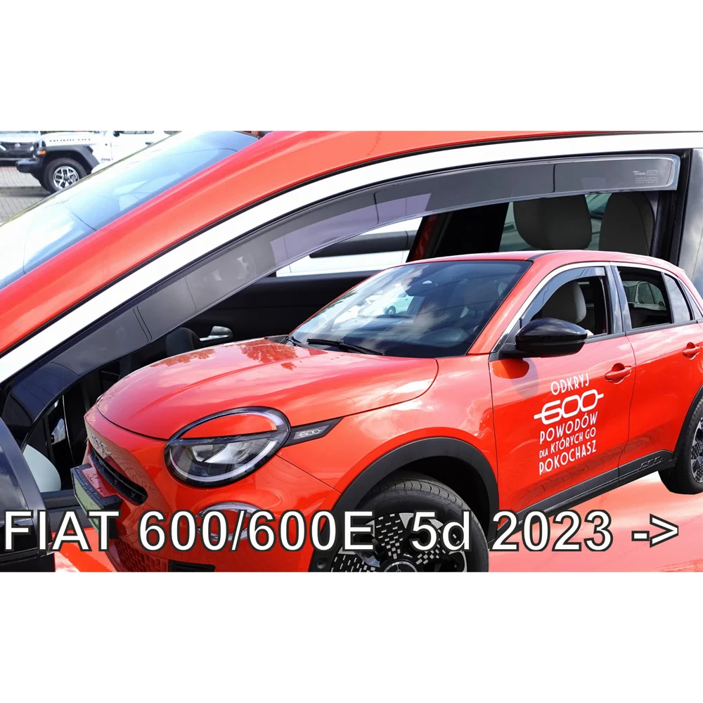 ΑΝΕΜΟΘΡΑΥΣΤΕΣ ΓΙΑ FIAT 600/600E 5D 2023+ ΣΕΤ ΑΥΤΟΚΙΝΗΤΟΥ ΑΠΟ ΕΥΚΑΜΠΤΟ ΦΙΜΕ ΠΛΑΣΤΙΚΟ HEKO - 4 ΤΕΜ. ΑΝΕΜΟΘΡΑΥΣΤΕΣ ΓΙΑ FIAT 600/600E 5D 2023+ ΣΕΤ ΑΥΤΟΚΙΝΗΤΟΥ ΑΠΟ ΕΥΚΑΜΠΤΟ ΦΙΜΕ ΠΛΑΣΤΙΚΟ HEKO - 4 ΤΕΜ. 15183 - Image 1