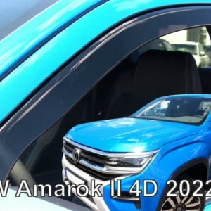 ΑΝΕΜΟΘΡΑΥΣΤΕΣ ΓΙΑ VW AMAROK 4D 2022+ ΣΕΤ ΑΥΤΟΚΙΝΗΤΟΥ ΑΠΟ ΕΥΚΑΜΠΤΟ ΦΙΜΕ ΠΛΑΣΤΙΚΟ HEKO - 4 ΤΕΜ. 31035