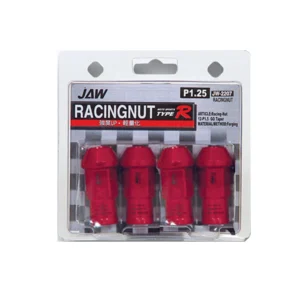 ΠΑΞΙΜΑΔΙΑ JAPAN RACING 12x1.50 50mm JAW TYPE-R ΑΛΟΥΜΙΝΙΟΥ ΚΟΚΚΙΝΑ -  4 ΤΕΜ. JW-2207R-RX