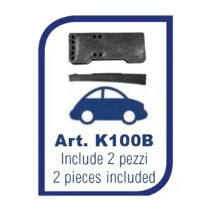 ΑΠΟΣΤΑΤΗΣ (ΤΑΚΟΣ) ΥΨΟΥΣ/ΕΥΘΥΓΡΑΜΜΙΣΗΣ ΓΙΑ ΜΠΑΡΕΣ ΟΡΟΦΗΣ Κ39 (ΣΕ ΚΥΡΤΕΣ ΟΡΟΦΕΣ) - 2 ΤΕΜ. K100B