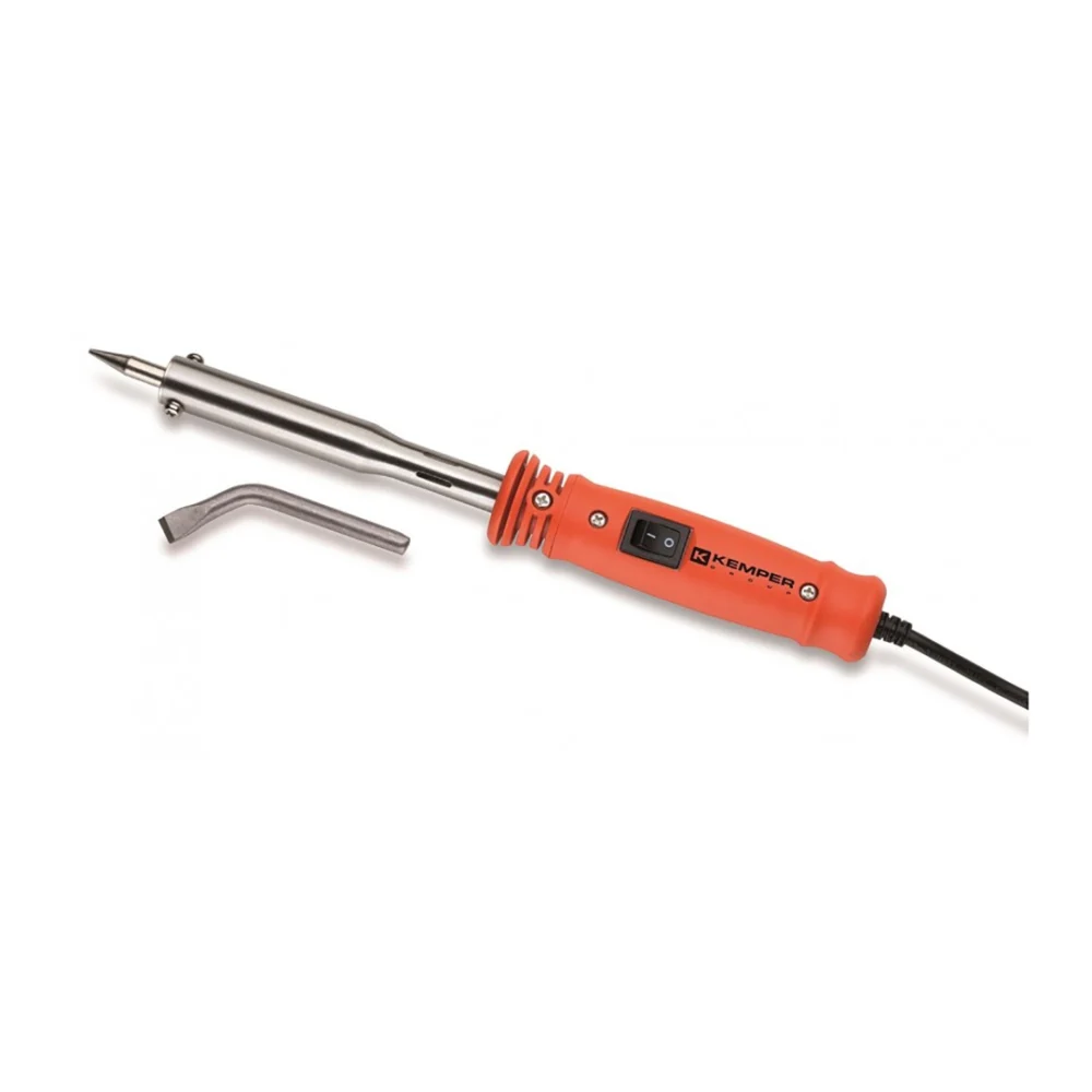 ΚΟΛΛΗΤΗΡΙ ΗΛΕΚΤΡΙΚΟ 50W/ 230V ΜΕ 2 ΜΥΤΕΣ 5 ΚΟΛΛΗΤΗΡΙ ΗΛΕΚΤΡΙΚΟ 50W/ 230V ΜΕ 2 ΜΥΤΕΣ 5,8mm KEMPER 3020CD - Image 1