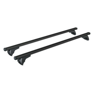 ΜΠΑΡΕΣ ΟΡΟΦΗΣ HELIO BLACK (L) 127cm ΑΛΟΥΜΙΝΙΟΥ ΜΑΥΡΗ ΜΕ ΚΛΕΙΔΑΡΙΕΣ (FLUSH RAILING)  NORDRIVE - 2 TEM. N15061
