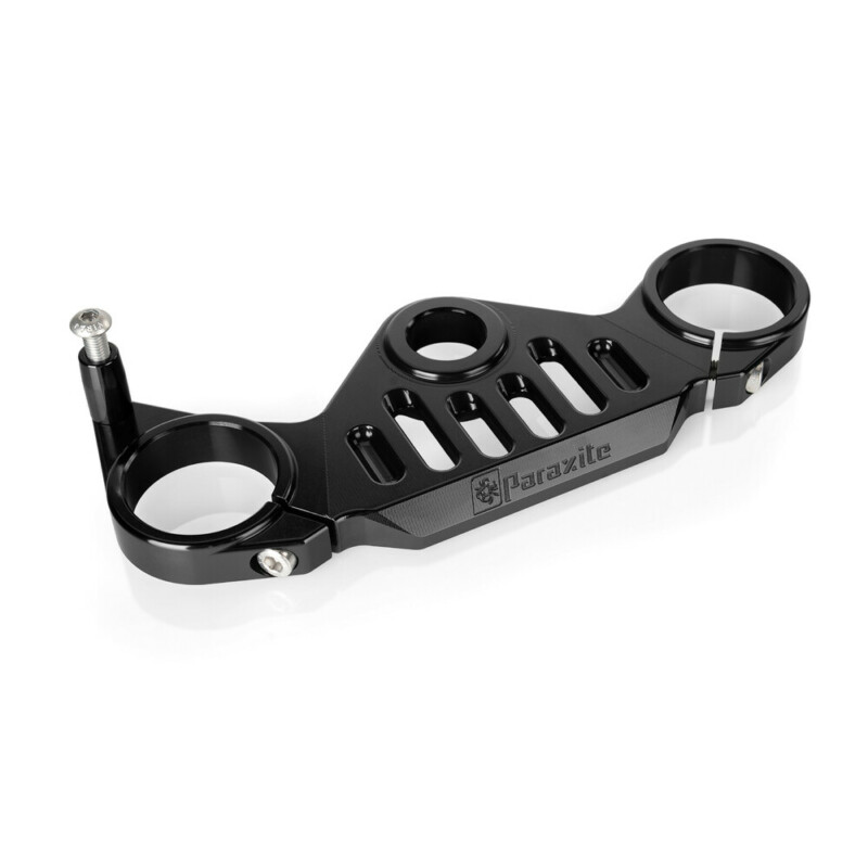 ΤΙΜΟΝΟΠΛΑΚΑ MOTO ΑΛΟΥΜΙΝΙΟΥ 7075 ΣΕ ΜΑΥΡΟ ΧΡΩΜΑ ΓΙΑ KAWASAKI NINJA 600 ZX-6R 2009-2016 PARAXITE - 1 ΤΕΜ. PTC006N