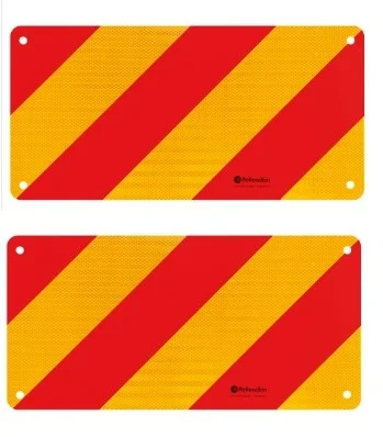 ΑΝΑΚΛΑΣΤΙΚΟ ΣΗΜΑ ΣΕ ΠΑΝΕΛ ΑΛΟΥΜΙΝΙΟΥ ΚΟΚΚΙΝΟ/ΠΟΡΤΟΚΑΛΙ 565x280mm LAMPA - 2 ΤΕΜ ΑΝΑΚΛΑΣΤΙΚΟ ΣΗΜΑ ΣΕ ΠΑΝΕΛ ΑΛΟΥΜΙΝΙΟΥ ΚΟΚΚΙΝΟ/ΠΟΡΤΟΚΑΛΙ 565x280mm LAMPA - 2 ΤΕΜ RA4051MA - Image 1