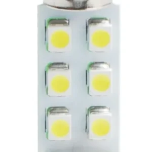 ΛΑΜΠΑΚΙΑ ΠΛΑΦΟΝΙΕΡΑΣ C5W/C10W 12V 0,48W SV8,5 36mm LED 6xSMD3528 ΛΕΥΚΟ 1ΤΕΜ. L028W