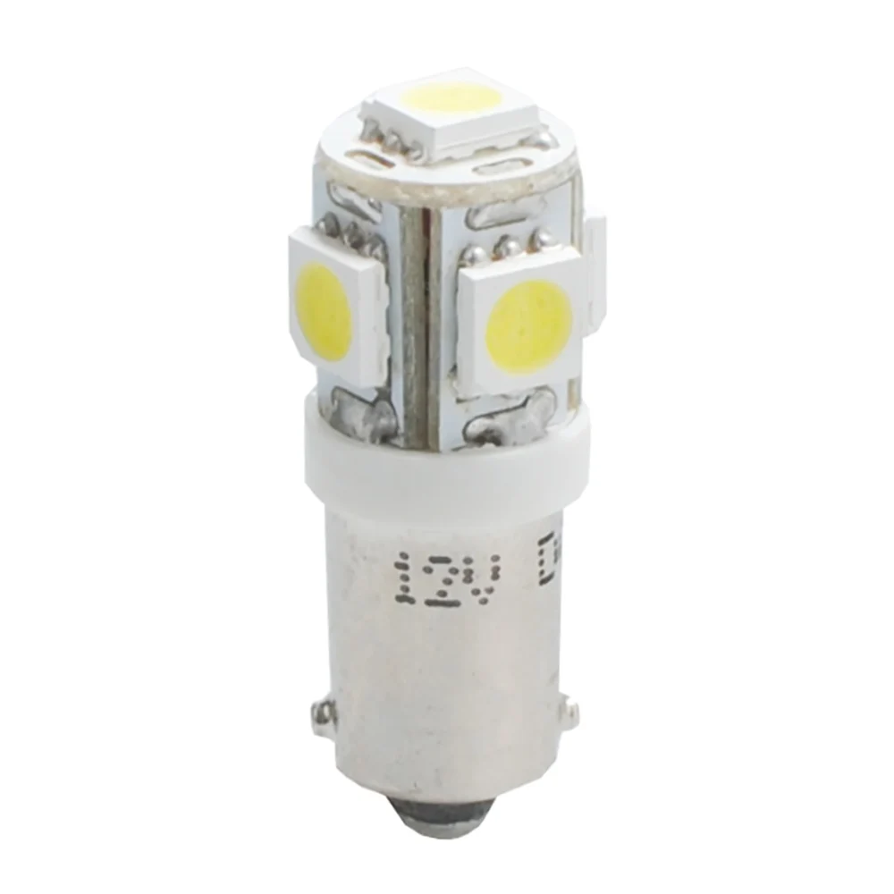 T4W 12V 1 T4W 12V 1,2W BA9s (ΜΙΝΙΟΝ) LED 5xSMD5050 ΛΕΥΚΟ 1ΤΕΜ. M-TECH L057W - Image 1
