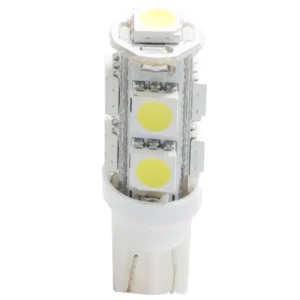 T10 W5W 12V W2,1x9,5d LED 9xSMD5050 ΛΕΥΚΟ (ΚΑΡΦΩΤΟ ΑΚΑΛΥΚΟ) 1ΤΕΜ. M-TECH L058W
