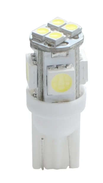 W5W 12V T10 W2 W5W 12V T10 W2,1x9,5d LED 4xSMD5050+4xSMD3528 ΛΕΥΚΟ (ΚΑΡΦΩΤΟ ΑΚΑΛΥΚΟ) 1ΤΕΜ. L068W - Image 1