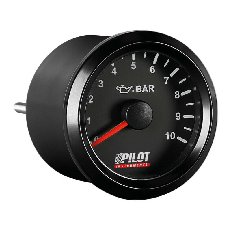 ΟΡΓΑΝΟ ΠΙΕΣΗΣ ΛΑΔΙΟΥ ΑΝΑΛΟΓΙΚΟ ΜΑΥΡΟ ΜΕ ΛΕΥΚΟ ΦΩΣ BLACK ANALOGUE SERIES 9-32V 52mm ΟΡΓΑΝΟ ΠΙΕΣΗΣ ΛΑΔΙΟΥ ΑΝΑΛΟΓΙΚΟ ΜΑΥΡΟ ΜΕ ΛΕΥΚΟ ΦΩΣ BLACK ANALOGUE SERIES 9-32V 52mm 10130 - Image 1