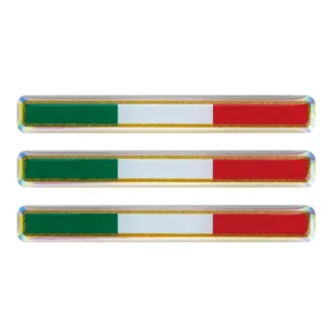 ΑΥΤΟΚΟΛΛΗΤΟ ΣΗΜΑ 3D ΣΗΜΑΙΑ ΙΤΑΛΙΑΣ 55x8mm LAMPA -  3 Τεμ. 15002