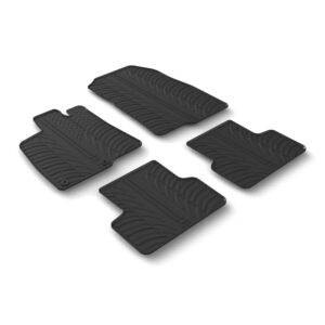 ΠΑΤΑΚΙΑ SUMISURA ΛΑΣΤΙΧΟ ΣΕ ΜΑΥΡΟ ΧΡΩΜΑ ME ΚΟΥΜΠΩΜΑΤΑ ΓΙΑ PEUGEOT 3008 5D 12/2023+ LAMPA - 4 ΤΕΜ.​ 24684