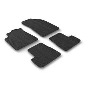 ΠΑΤΑΚΙΑ SUMISURA ΛΑΣΤΙΧΟ ΣΕ ΜΑΥΡΟ ΧΡΩΜΑ ME ΚΟΥΜΠΩΜΑΤΑ ΓΙΑ CITROEN C3 5D 04/2024+ LAMPA - 4 ΤΕΜ.​ 24687