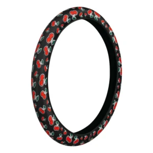 ΚΑΛΥΜΜΑ ΤΙΜΟΝΙΟΥ SKIN-COVER CHERRY-CILIEGE(ΚΕΡΑΣΙΑ) 35/37cm(S) ΜΑΥΡΟ ΕΛΑΣΤΙΚΟ ΠΟΛΥΕΣΤΕΡΙΚΟ 2mm ΠΑΧΟΣ 32921