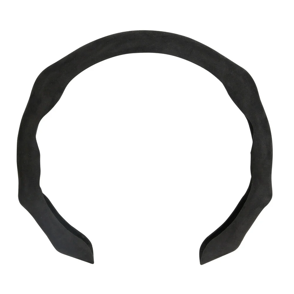 ΗΜΙ-ΚΑΛΥΜΜΑ ΤΙΜΟΝΙΟΥ MICROFIBRE ΜΑΥΡΟ ΧΡΩΜΑ OVER GRIP LAMPA - 1 τεμ. Lampa Κάλυμμα Τιμονιού Αυτοκινήτου Over-Grip, σπορ Άοσμο Σουέτ ύφασμα από μικροΐνες, universal Μαύρο 1-τεμ. (L3307.7) 33077 - Image 1