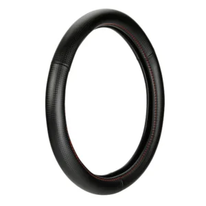 Lampa Κάλυμμα Τιμονιού Αυτοκινήτου Racing Premium 35-37εκ. Άοσμο ανάγλυφο από Ultra soft Skeentex Μαύρο Κόκκινο 1-τεμ. (L3316.6) 33166