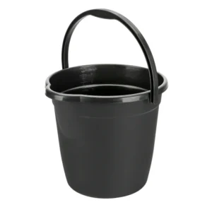 ΚΟΥΒΑΣ ΠΛΑΣΤΙΚΟΣ ΜΕ ΧΕΡΟΥΛΙ BUCKY 10L ΜΑΥΡΟΣ LAMPA - 1 ΤΕΜ. 37388