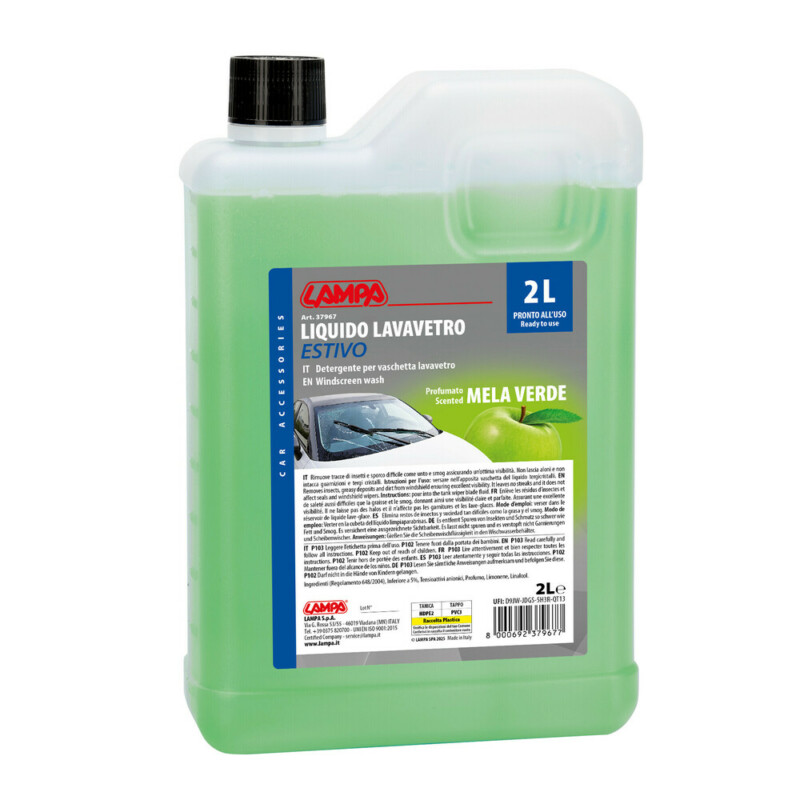 ΥΓΡΟ ΥΑΛΟΚΑΘΑΡΙΣΤΗΡΩΝ SUMMER SCREEN WASH ΜΕ ΑΡΩΜΑ ΠΡΑΣΙΝΟ ΜΗΛΟ (ΕΤΟΙΜΟ ΓΙΑ ΧΡΗΣΗ) 2000ml ΥΓΡΟ ΥΑΛΟΚΑΘΑΡΙΣΤΗΡΩΝ SUMMER SCREEN WASH ΜΕ ΑΡΩΜΑ ΠΡΑΣΙΝΟ ΜΗΛΟ (ΕΤΟΙΜΟ ΓΙΑ ΧΡΗΣΗ) 2000ml 37967 - Image 1