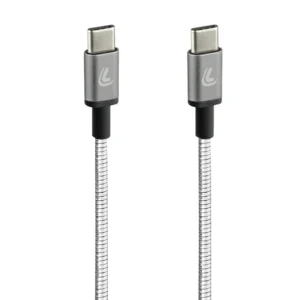 ΚΑΛΩΔΙΟ ΦΟΡΤΙΣΗΣ/ΜΕΤΑΦΟΡΑΣ ΔΕΔΟΜΕΝΩΝ USB TYPE C>USB TYPE C  IRON 2.0 3000mA/60W ΑΣΗΜΙ 100cm LAMPA - 1 ΤΕΜ. 38734