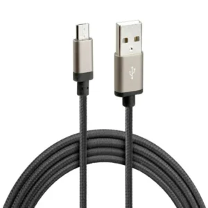 ΚΑΛΩΔΙΟ ΦΟΡΤΙΣΗΣ ΚΑΙ ΣΥΓΧΡΟΝΙΣΜΟΥ MICRO USB SUPER RESISTANT 100cm ΜΑΥΡΟ 38885