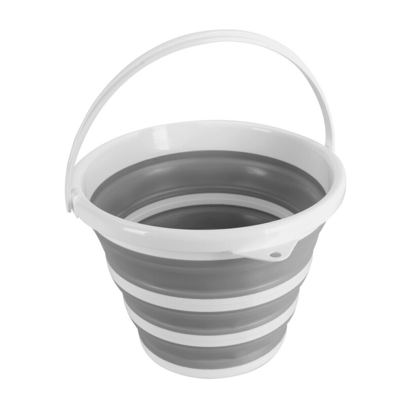 ΚΟΥΒΑΣ ΠΛΥΣΙΜΑΤΟΣ/ΚΑΛΑΘΙ ΜΕΤΑΦΟΡΑΣ ΑΝΤΙΚΕΙΜΕΝΩΝ ΠΤΥΣΣΟΜΕΝΟΣ 5>25cm ΜΕ ΧΕΙΡΟΛΑΒΗ 10LT ΛΕΥΚΟ/ΓΚΡΙ 40719