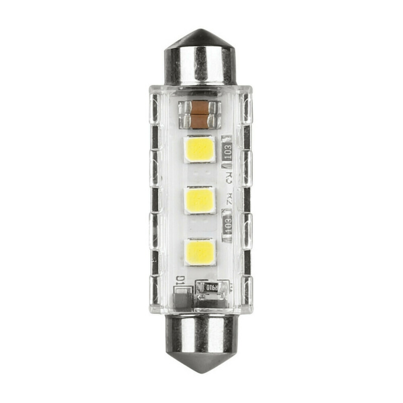 ΛΑΜΠΑΚΙΑ ΠΛΑΦΟΝΙΕΡΑΣ 12/24V 12x41mm 260/220lm 6.500K ΔΙΠΛΗΣ ΠΟΛ/ΤΑΣ LED CAN-BUS PRO-USER SERIES 1ΤΕΜ ΛΑΜΠΑΚΙΑ ΠΛΑΦΟΝΙΕΡΑΣ 12/24V 12x41mm 260/220lm 6.500K ΔΙΠΛΗΣ ΠΟΛ/ΤΑΣ LED CAN-BUS PRO-USER SERIES 1ΤΕΜ 57585 - Image 1