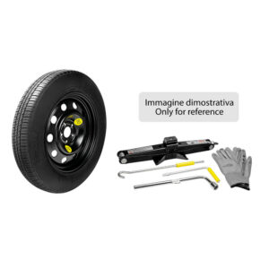 ΡΕΖΕΡΒΑ ΣΙΔΕΡΕΝΙΑ 125/80-16  ΚΑΡΕ 4x100 ΚΕΝΤΡΟ 60mm NO STOP ΚΙΤ ΜΕ ΓΡΥΛΟ & ΜΠΟΥΛΟΝΟΚΛΕΙΔΟ & ΤΣΑΝΤΑ LAMPA - 1 τεμ. 76036