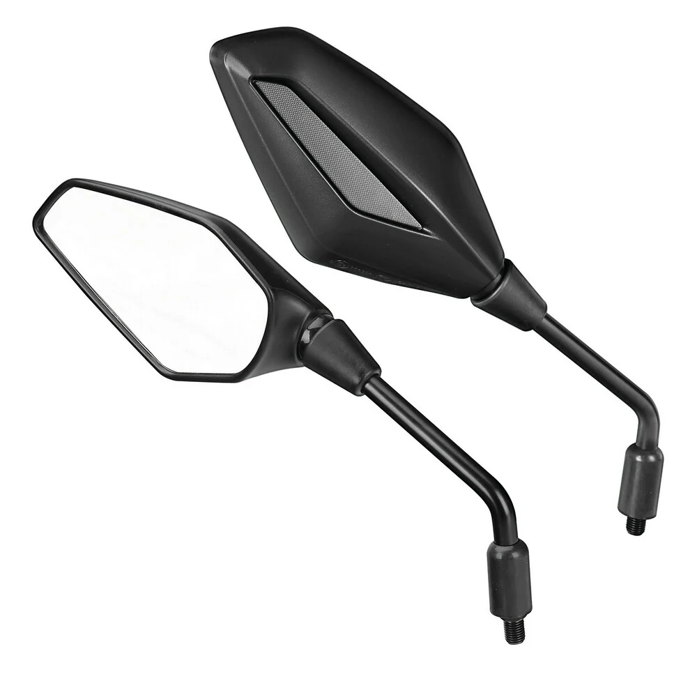 ΚΑΘΡΕΠΤΕΣ MOTO VINX M10x1 ΚΑΘΡΕΠΤΕΣ MOTO VINX M10x1,25 DX+SX ΣΕ ΜΑΥΡΟ ΧΡΩΜΑ LAMPA - 2 ΤΕΜ. 91629 - Image 1