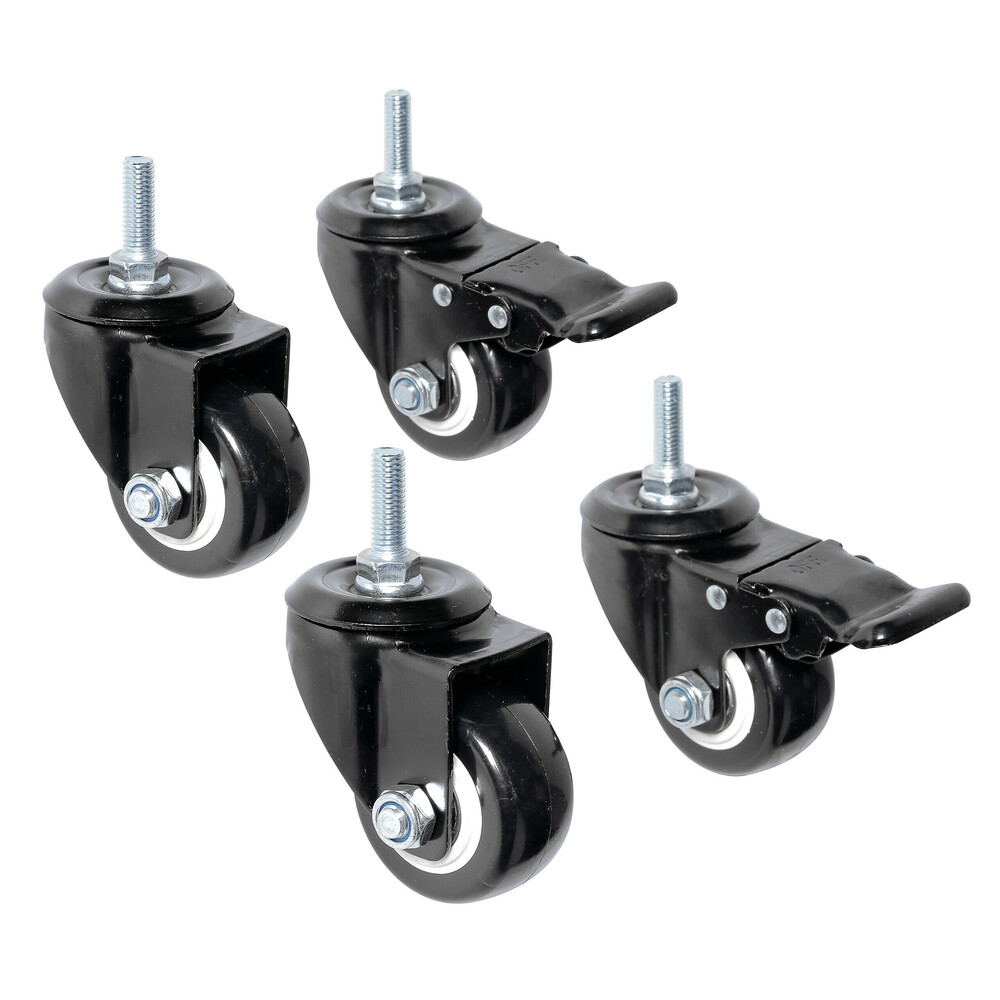 ΡΟΔΑΚΙΑ ΓΙΑ ΣΤΑΝΤ (2 ΑΠΛΑ/2 ΜΕ ΦΡΕΝΟ) 75mm 35kg /ΑΝΑ ΡΟΔΑ 4 ΤΕΜ. (L9942.1) ΡΟΔΑΚΙΑ ΓΙΑ ΣΤΑΝΤ (2 ΑΠΛΑ/2 ΜΕ ΦΡΕΝΟ) 75mm 35kg /ΑΝΑ ΡΟΔΑ 4 ΤΕΜ. (L9942.1) 99053 - Image 1