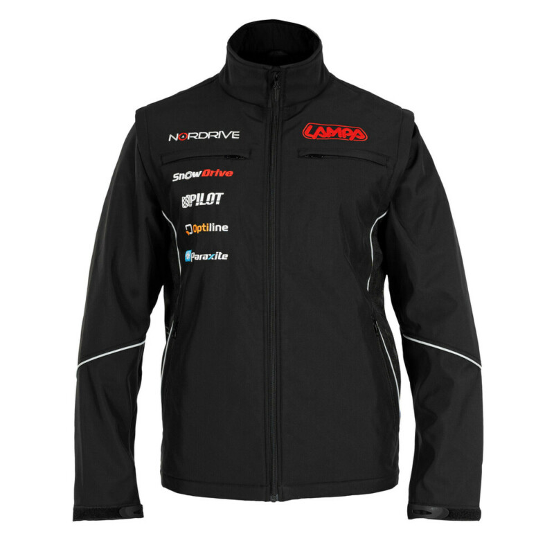 ΜΠΟΥΦΑΝ/ΤΖΑΚΕΤ ΜΑΚΡΥΜΑΝΙΚΟ LAMPA (M) ΣΕ ΜΑΥΡΟ ΧΡΩΜΑ ΜΕ ΑΠΟΣΠΩΜΕΝΑ ΜΑΝΙΚΙΑ 99731