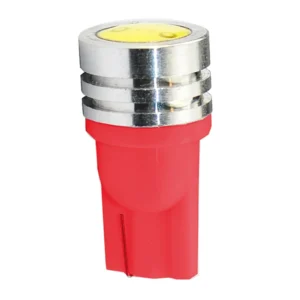 T10 W5W 12V W2,1x9,5d LED 1xHP ΚΟΚΚΙΝΟ (ΚΑΡΦΩΤΟ ΑΚΑΛΥΚΟ) BLISTER 2ΤΕΜ. M-TECH LB015R