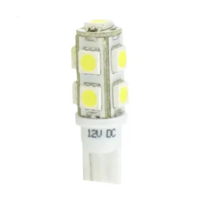 T10 W5W 12V W2,1x9,5d LED 9xSMD5050 ΛΕΥΚΟ (ΚΑΡΦΩΤΟ ΑΚΑΛΥΚΟ) BLISTER 2ΤΕΜ. M-TECH LB058W