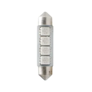 ΛΑΜΠΑΚΙΑ ΠΛΑΦΟΝΙΕΡΑΣ C5W/C10W 12V 0,96W SV8,5 41mm CAN-BUS LED 4xSMD5050 PREMIUM ΜΠΛΕ BLISTER 2ΤΕΜ. LB311B