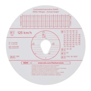 ΤΑΧΟΓΡΑΦΟΙ KIENZLE VDO 125km/h 100ΤΕΜ KIE125