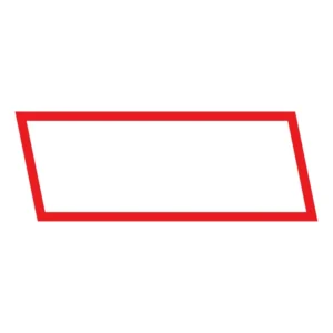 ΑΝΑΚΛΑΣΤΙΚΟ ΑΥΤΟΚΟΛΛΗΤΟ ΛΕΥΚΟ ΜΕ ΚΟΚΚΙΝΟ ΠΕΡΙΓΡΑΜΜΑ 120x307mm - 1 ΤΕΜ. RA7105