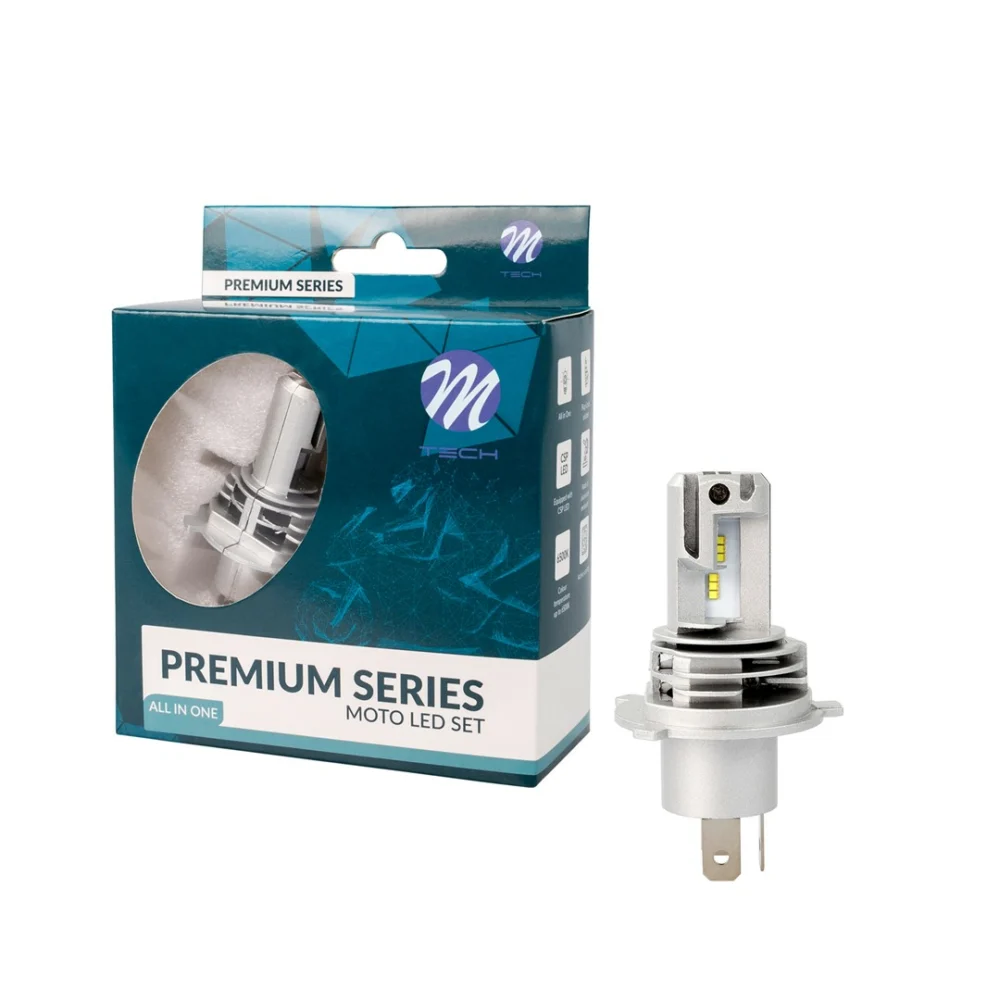 ΛΑΜΠΑ H4 9-32V 6.500K 5.000lm 50W CSP1860 LED ALL IN ONE PREMIUM SERIES M-TECH - 1 Τεμ. ΛΑΜΠΑ H4 9-32V 6.500K 5.000lm 50W CSP1860 LED ALL IN ONE PREMIUM SERIES M-TECH - 1 Τεμ. LSAL4-01B - Image 1