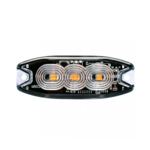 ΣΤΡΟΜΠΟ 12/24V 8x3x0,9cm ΠΟΡΤΟΚΑΛΙ 3LED 9W (3x3W) R65 R10 AMiO - 1 ΤΕΜ. 02297
