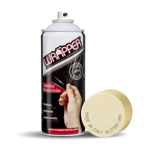 ΦΙΛΜ ΣΕ ΣΠΡΕΥ WRAPPER SPECIAL COLOURS ΧΡΥΣΟ ΓΚΛΙΤΕΡ 400ml – 1 ΤΕΜ. WR1500