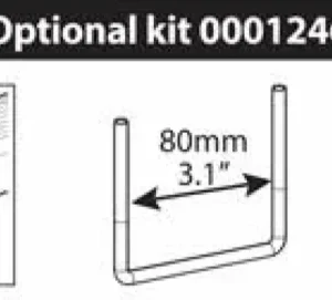 ΚΙΤ ΤΟΠΟΘΕΤΗΣΗΣ ΜΠΑΓΚΑΖΙΕΡΑΣ "U" 80MM MENABO