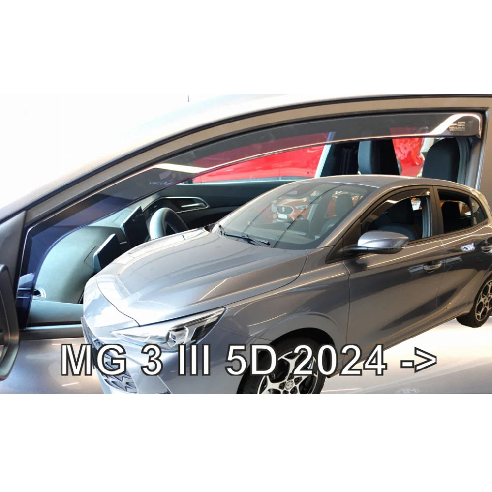 ΑΝΕΜΟΘΡΑΥΣΤΕΣ ΓΙΑ MG MG3 III 5D 2024+ ΣΕΤ ΑΥΤΟΚΙΝΗΤΟΥ ΑΠΟ ΕΥΚΑΜΠΤΟ ΦΙΜΕ ΠΛΑΣΤΙΚΟ HEKO - 4 ΤΕΜ ΑΝΕΜΟΘΡΑΥΣΤΕΣ ΓΙΑ MG MG3 III 5D 2024+ ΣΕΤ ΑΥΤΟΚΙΝΗΤΟΥ ΑΠΟ ΕΥΚΑΜΠΤΟ ΦΙΜΕ ΠΛΑΣΤΙΚΟ HEKO - 4 ΤΕΜ 23809 - Image 1