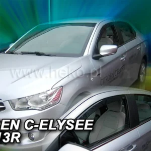 ΑΝΕΜΟΘΡΑΥΣΤΕΣ ΓΙΑ CITROEN C-ELYSEE 4D 2013-2020 ΖΕΥΓΑΡΙ ΑΠΟ ΕΥΚΑΜΠΤΟ ΦΙΜΕ ΠΛΑΣΤΙΚΟ HEKO - 2 ΤΕΜ. 12256